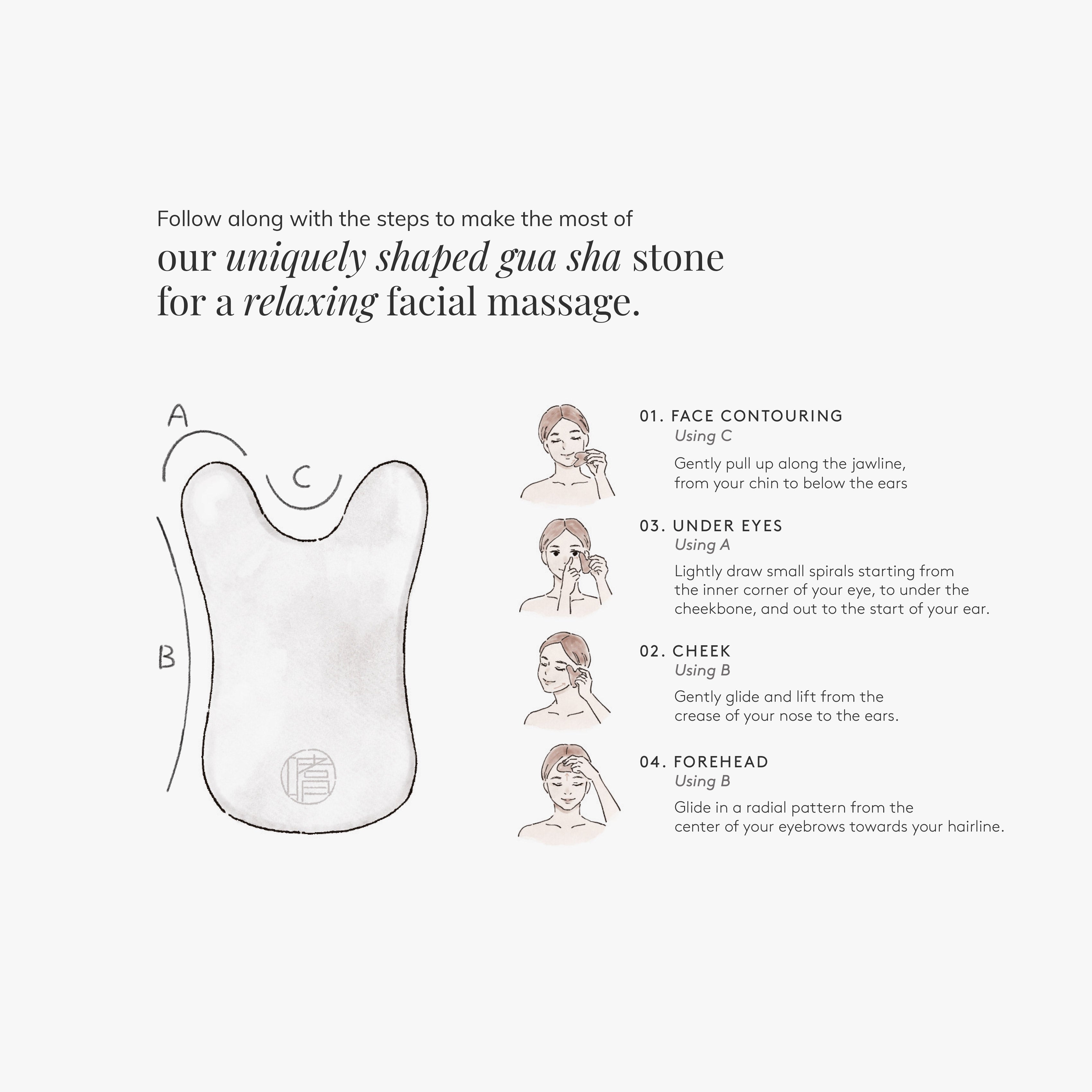 Ceramic Gua Sha