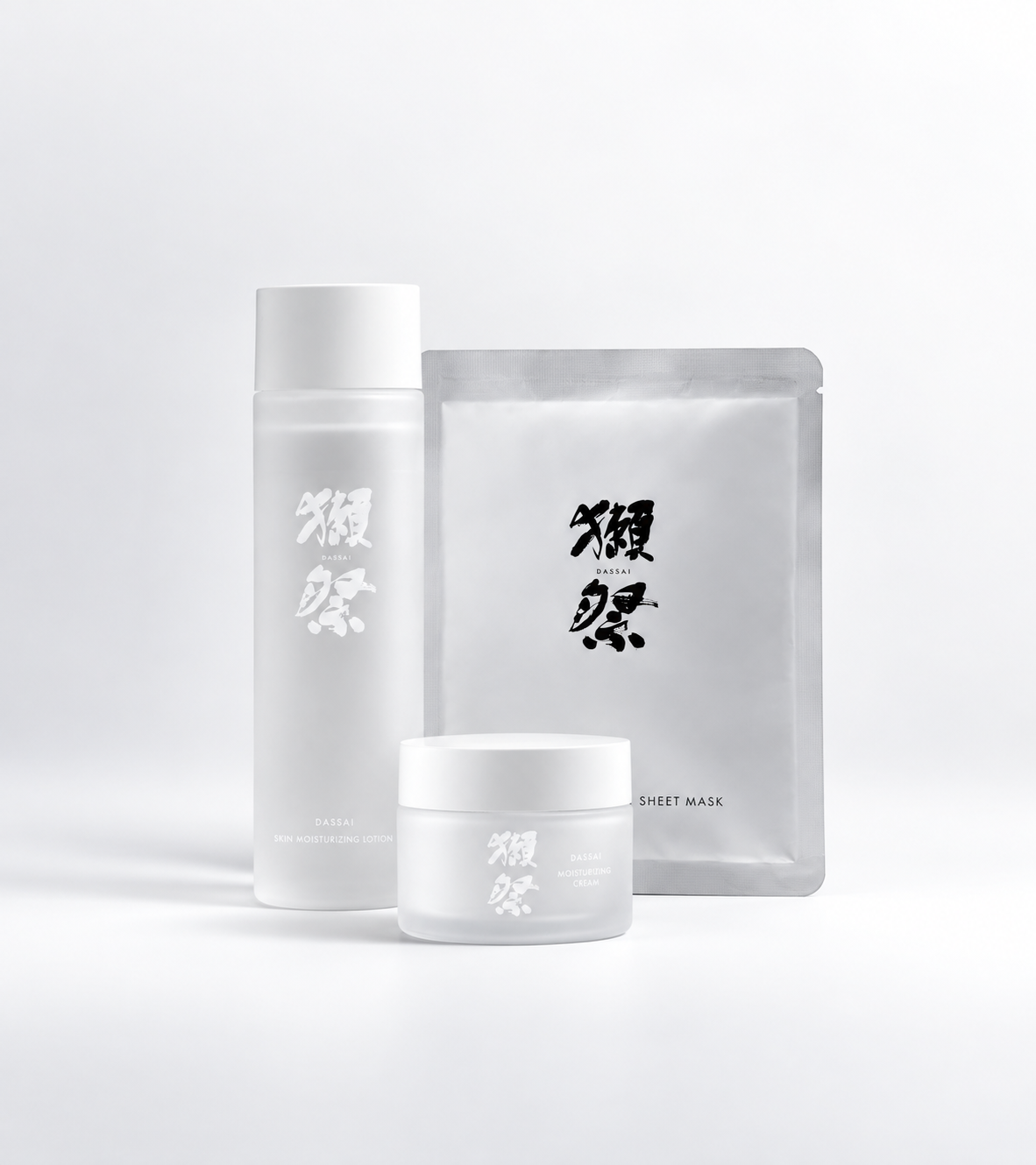 Dassai Moisture Ritual Set: Facial Mask, Oil-in Moisturizing Lotion and Moisturizing Cream