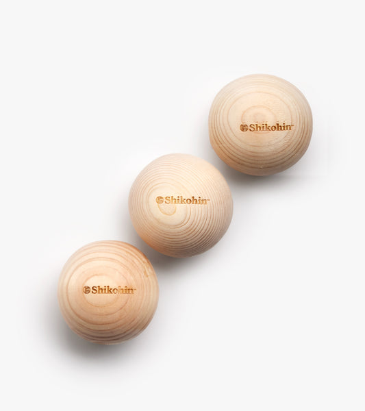 Shikohin Hinoki Bath Balls | Japanese Cypress Forest Bath – Shikō