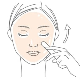 Illustration of removing the gel and rinsing